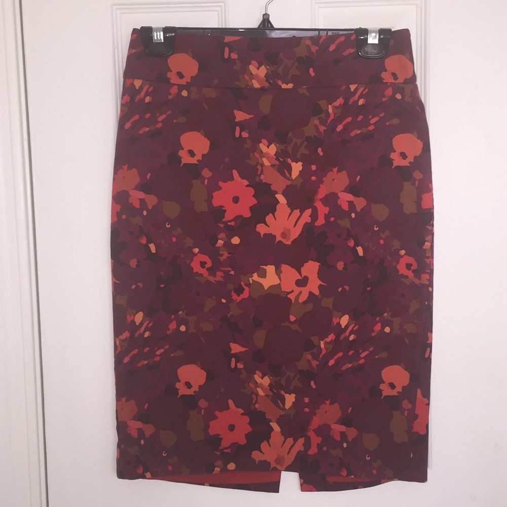 LOFT Floral Skirt